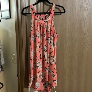 Torrid orange floral tank top